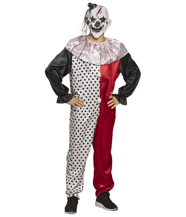 Volwassenenkostuum Psycho clown