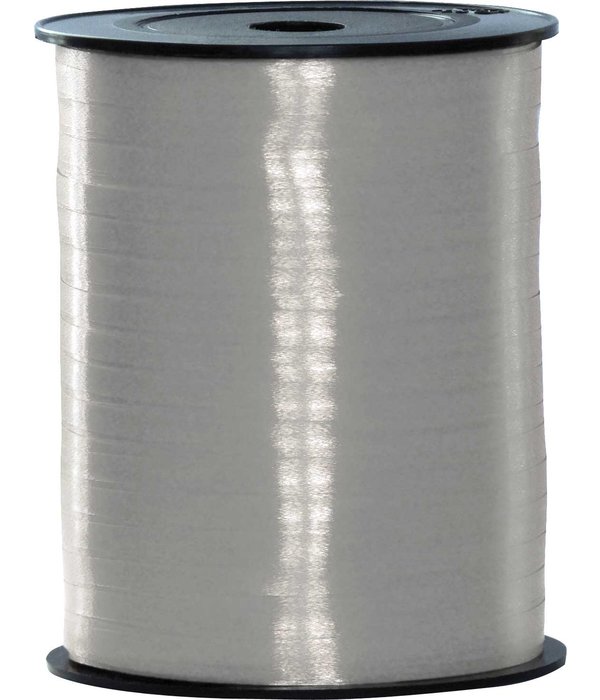 Ballon decoratie lint zilver 500m