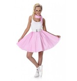 Polka Rock en Roll Set Lichtroze