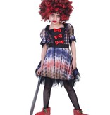 Creepy clown jurkje kind Luna