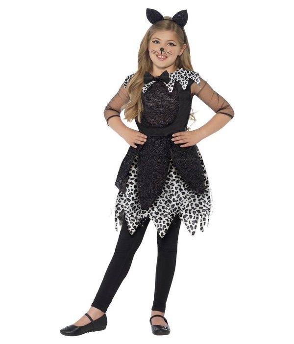 Katten kostuum kind zwart Deluxe