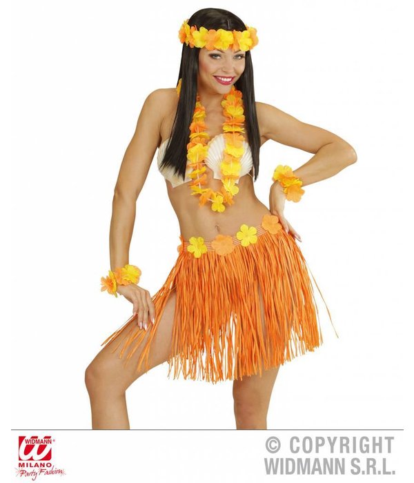 Hawaii set oranje