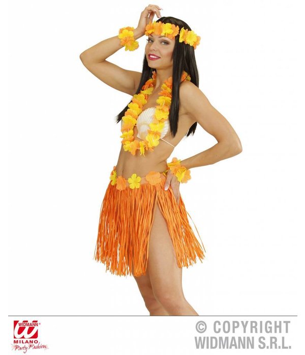 Hawaii set oranje