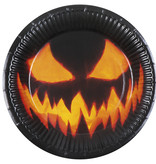 Set 10 Bordjes Creepy Pompoen (23 cm)