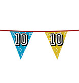 Holografische vlaggenlijn '10' (8 m)