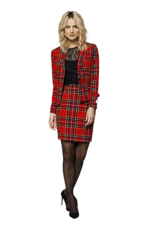 Dames kostuum Lumberjackie afbeelding