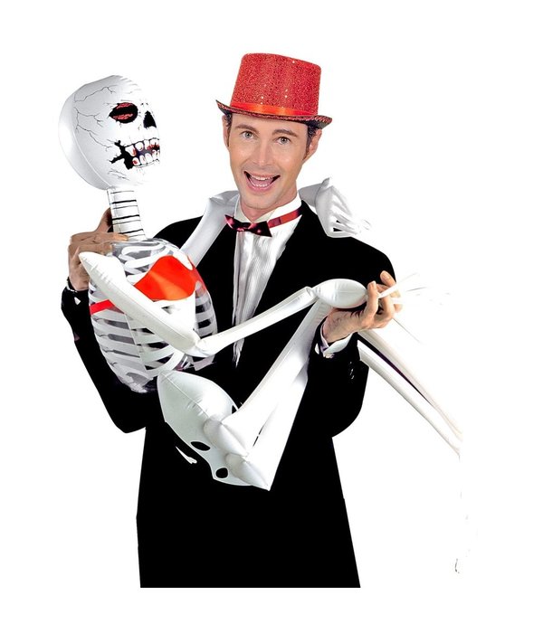 Opblaasbaar skelet 183cm