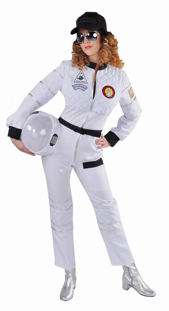 Astronauten pak vrouw elite afbeelding