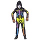 Multi neon skelettenpak kind