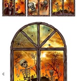 Halloween 3D raamsticker 23 x 27cm