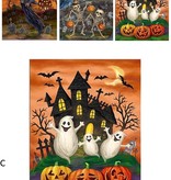 Creepy Halloween Raamsticker 3D 25x31cm