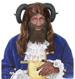 Pruik Beest Met Hoorns