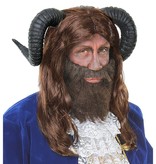 Pruik Beest Met Hoorns