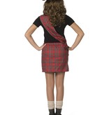 Schotse schooldame kostuum vrouw