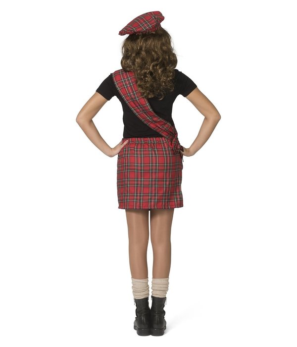 Schotse schooldame kostuum vrouw