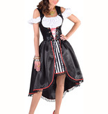 Piratendame kostuum luxe