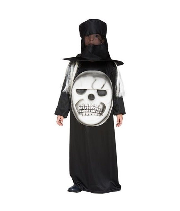 Doodskop Met Hoed Kostuum Kind