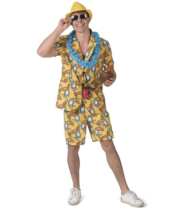 Tropische Toekan kostuum heren