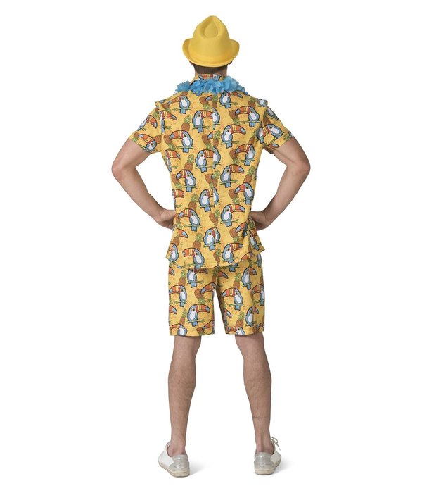 Tropische Toekan kostuum heren