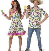 Tropische Ananas blouse Hawaii