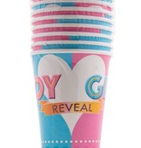 Gender Reveal Bekers 25cl - 8 stuks