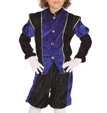 Pietenpak jongen/meisje blauw-zwart