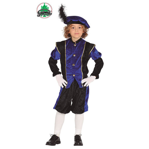 Pietenpak jongen/meisje blauw-zwart