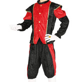 Pietenpak jongen/meisje rood-zwart