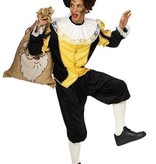 Pietenpak 4-Delig Peto Zwart/Geel