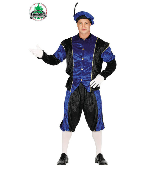 Pietenpak Navarro blauw/zwart