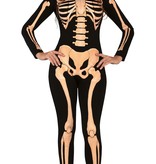 Skeleton Jumpsuit Halloween Dames