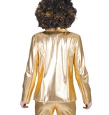 Gouden disco colbert dames