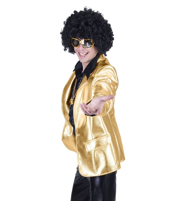 Disco colbert goud man