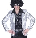 Disco colbert zilver man