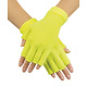 Vingerloze handschoenen neon geel