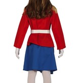 Engelse Soldaat Kostuum Meisje