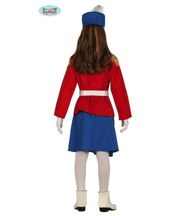 Engelse Soldaat Kostuum Meisje