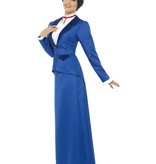 Victoriaanse Nanny kostuum blauw