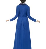 Victoriaanse Nanny kostuum blauw