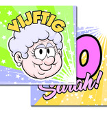 Servet Sarah Regenboog - 20 stuks