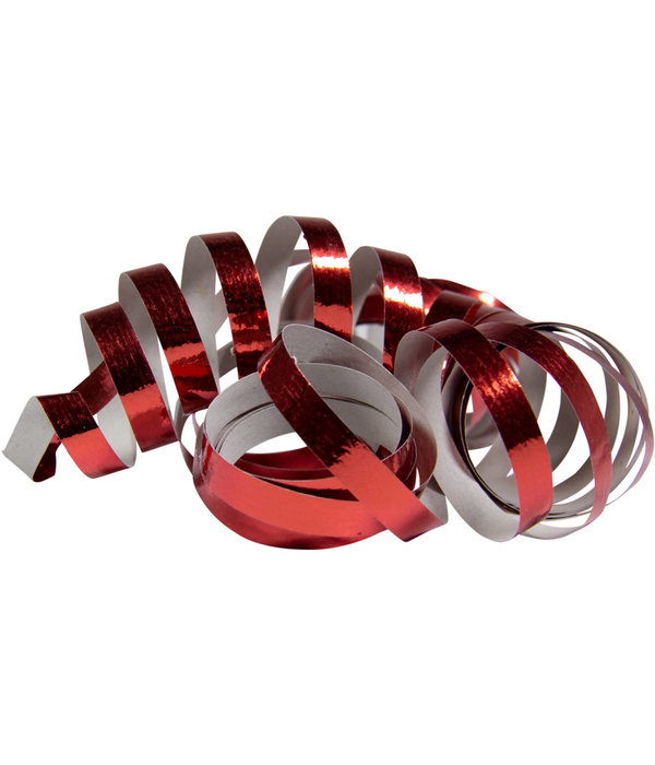 Serpentines Metallic Rood