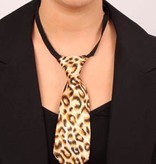 Mini stropdas panterprint