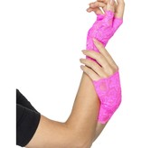 Handschoenen Neon Roze Kant