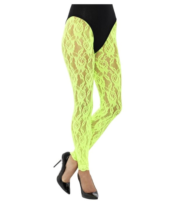Legging Neon Groen Kant