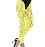 Legging Neon Geel Kant