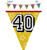 Holografische vlaggenlijn '40' (8 m)