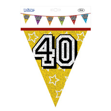 Holografische vlaggenlijn '40' (8 m)