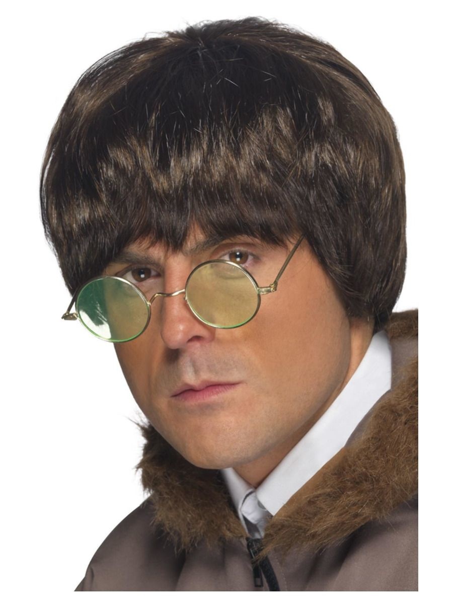 Popster Pruik Bruin