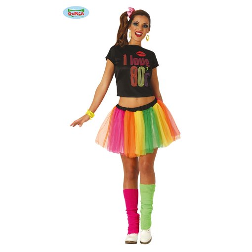Disco verkleedkostuum I Love the 80's