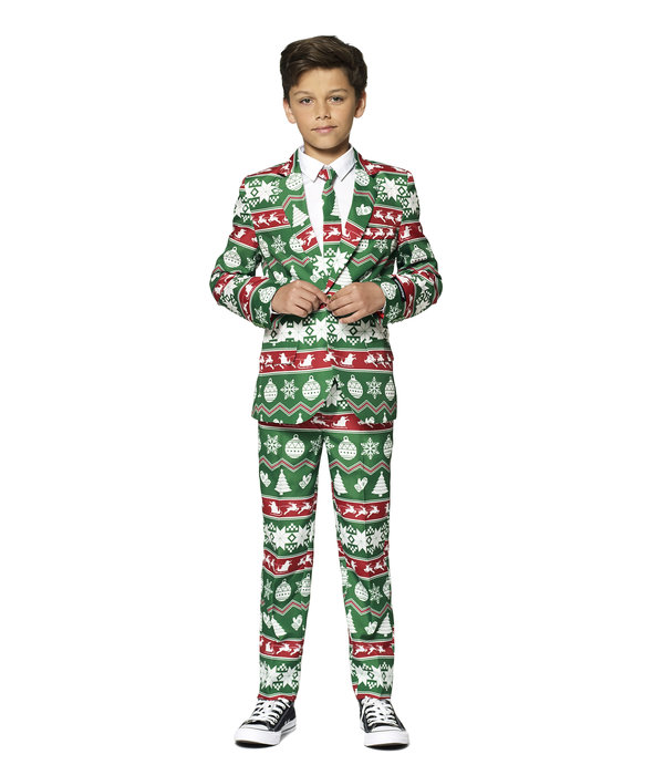 Kerstmis kostuum kind groen